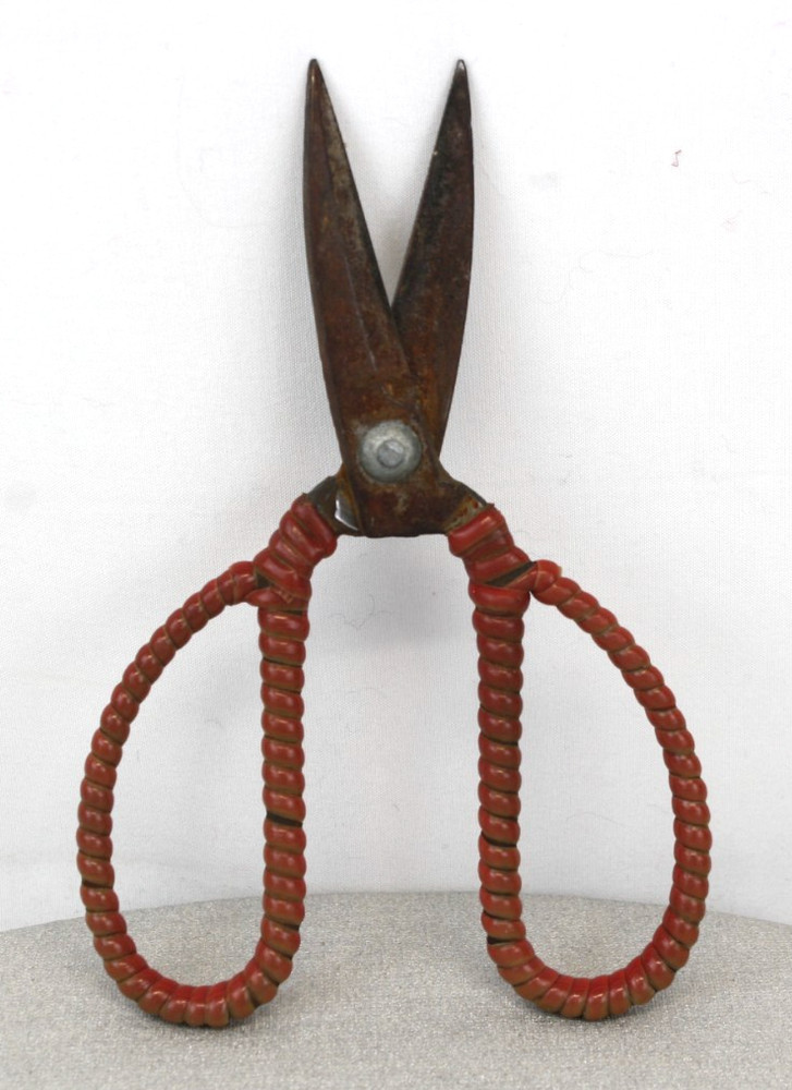 Vintage Antique Bonsai Handle Wrapped Pruning Scissors