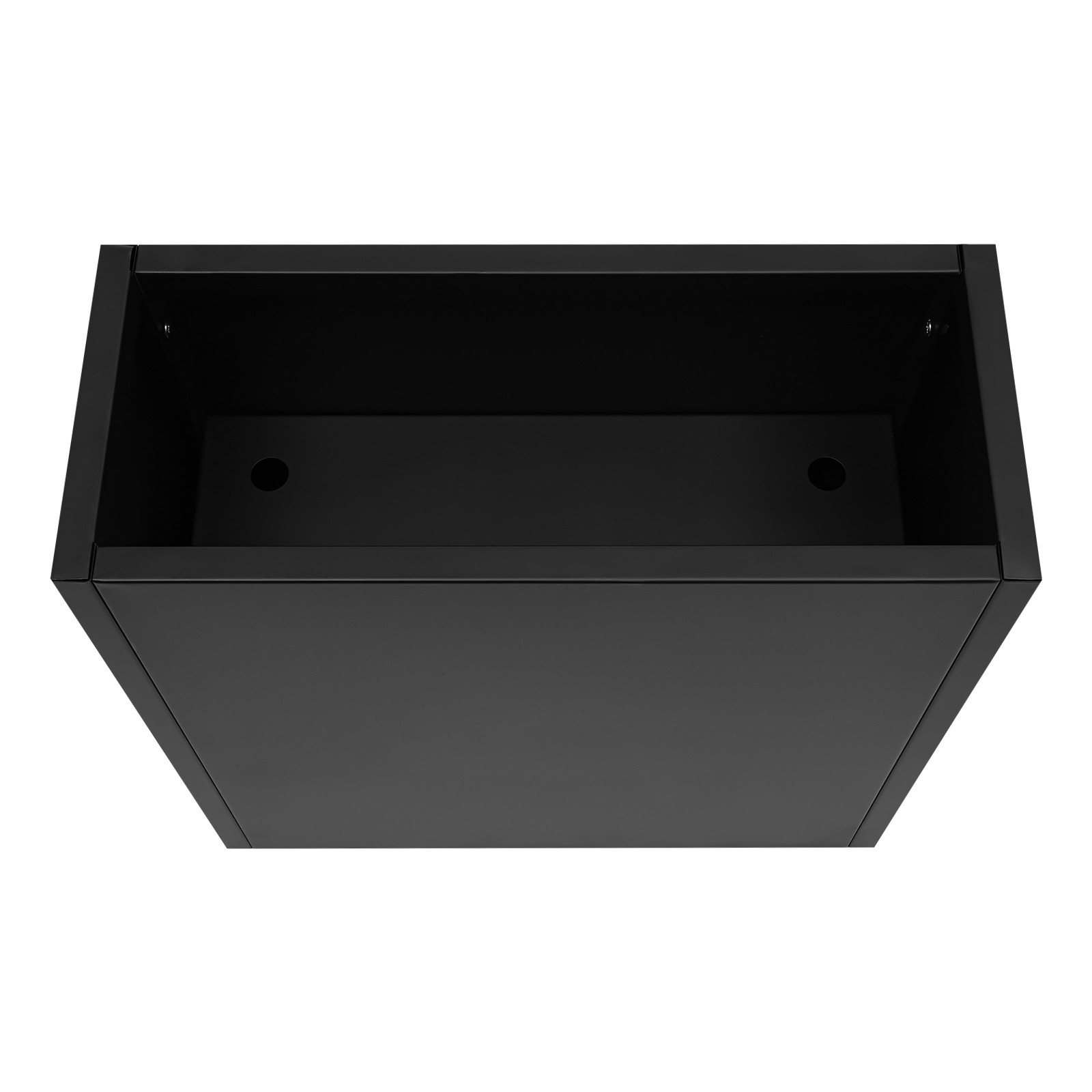 Tall Outdoor Planter Box, Rectangular Metal Planter Box 24*10*24in Garden Yard