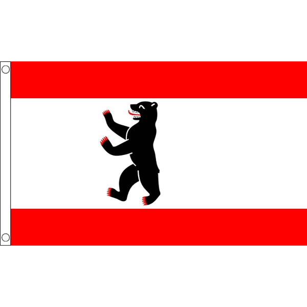 Berlin Bear Germany Flag Table Hand Waving Flags Bunting Party Scrunchie Display