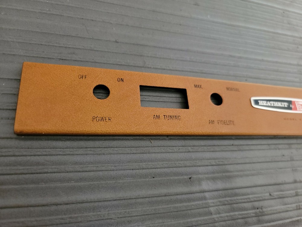 Heathkit AJ-30 Tuner Front Lower Panel