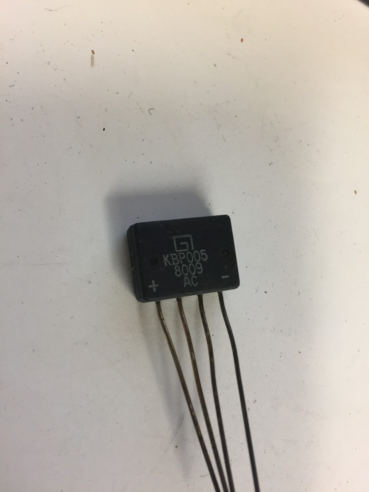KBP005 GENERAL INSTRUMENT DIODE RECTIFIER BRIDGE 2A 50V NOS