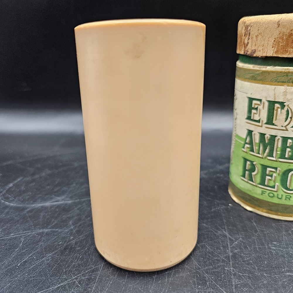 Edison Brown Wax Cylinder Record