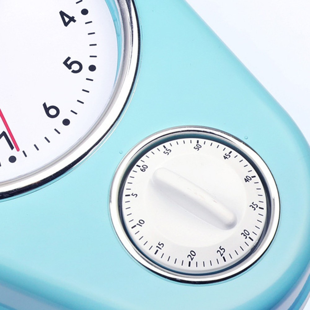 Kitchen Timer Wall Clock 9 Inch Multifunction Quartz Movement for Kitchen Use