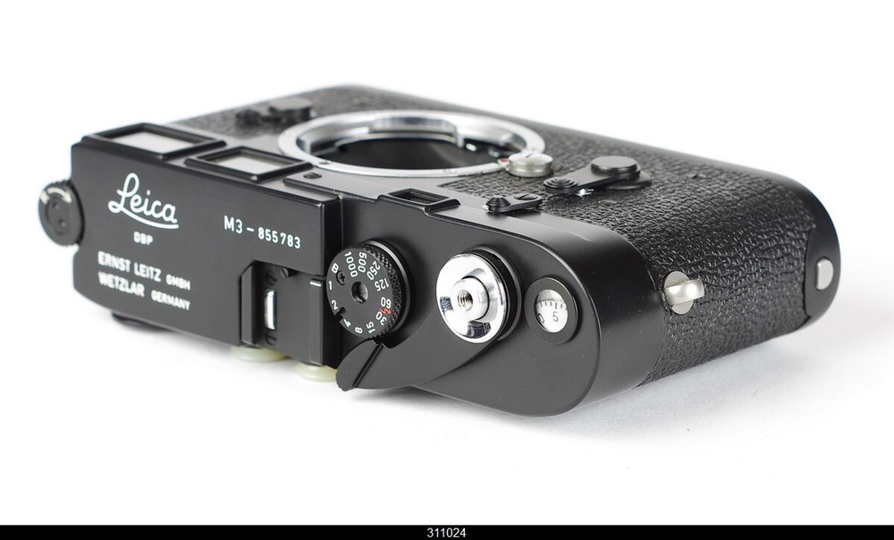 Leica M3 Black Paint Repaint Double Stroke Mint