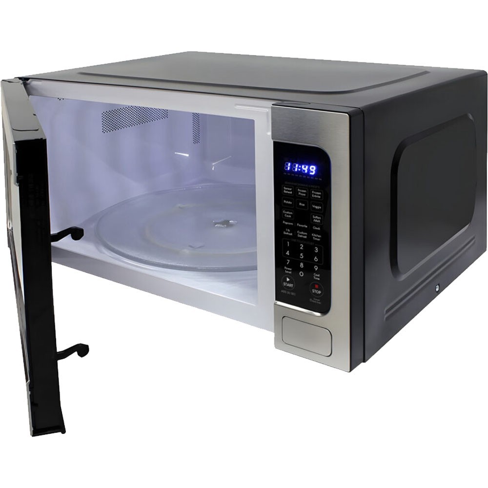 Brama 1.6 Cu. Ft. 1100W Built-In Stainless Microwave w/ Smart Sensor