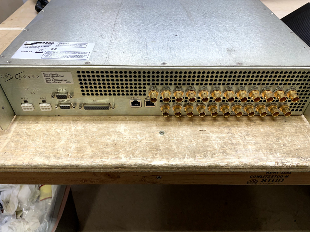 Ross Crossover 12 (12-Input Switcher Frame and panel)