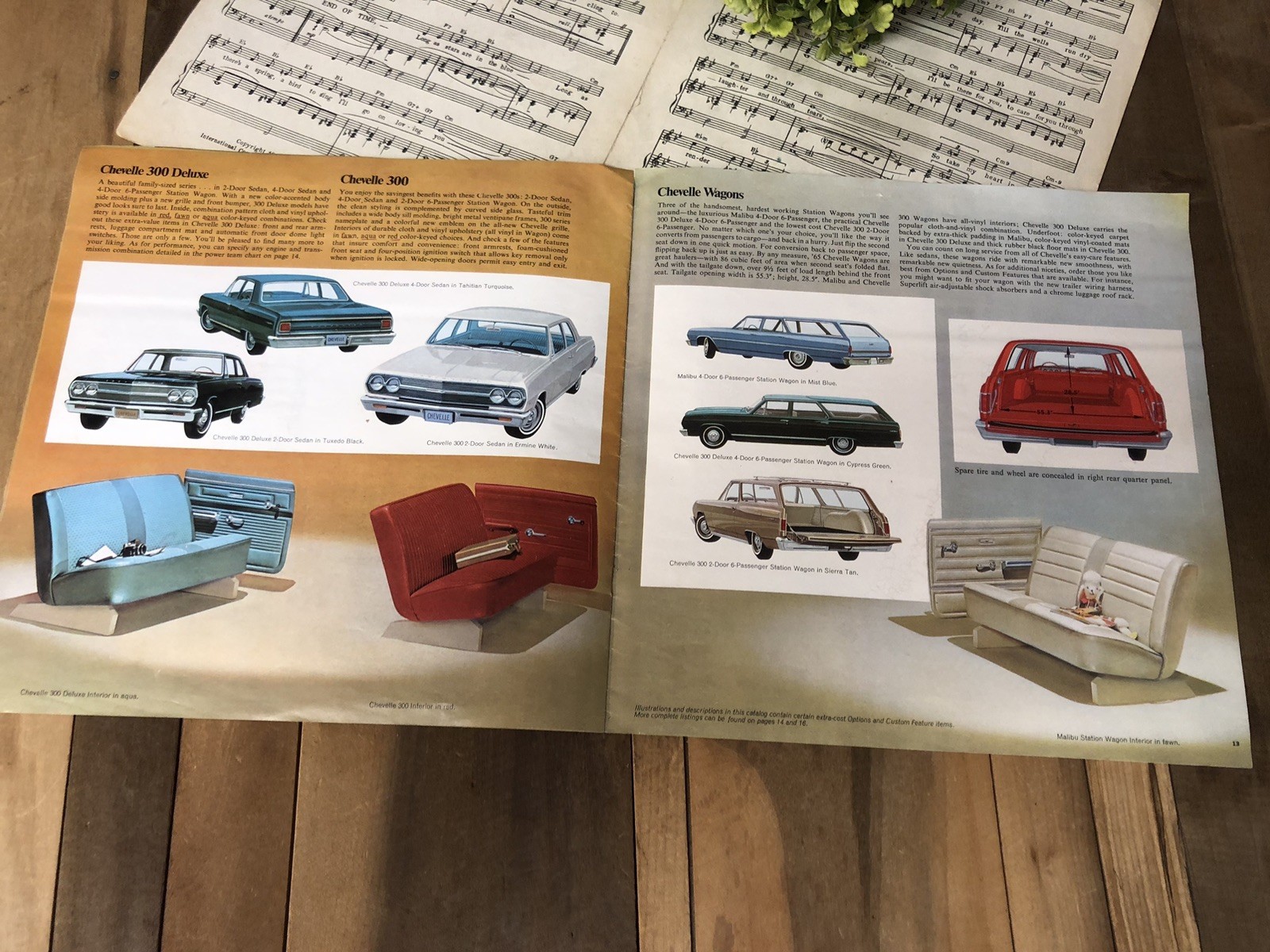 1965 Chevrolet Chevelle Malibu Super Sport SS Wagon 300 Original Sales Brochure