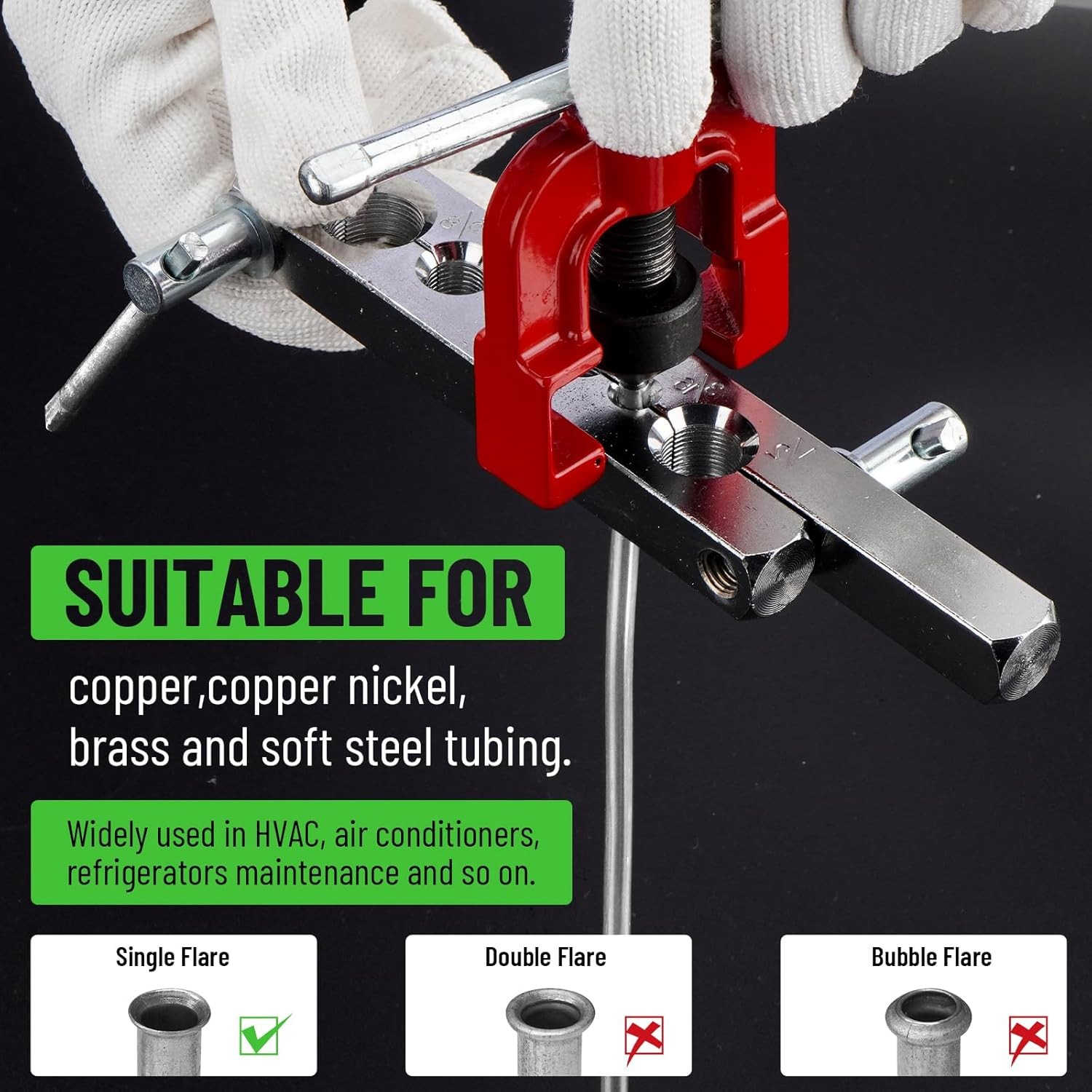 25Ft 3/16" Zinc-Coated Brake Line Kit (Include 16 Fittings, 2 Unions and 4 Nuts)