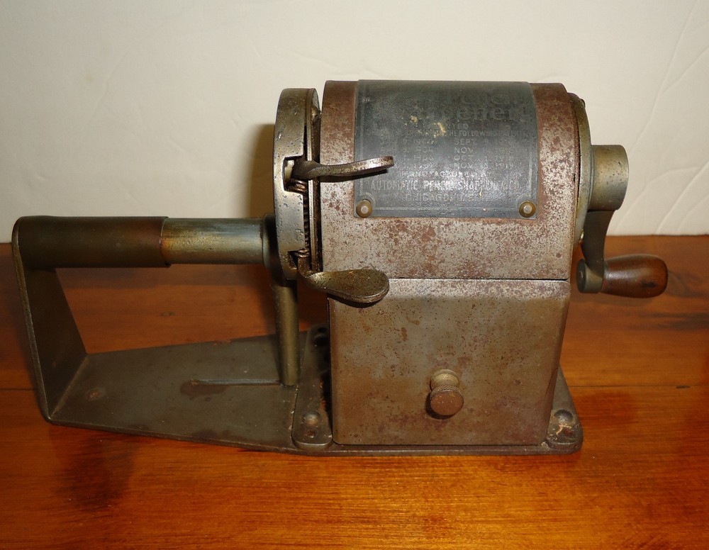 Antique Dandy Automatic Feed Pencil Sharpener Circa 1919
