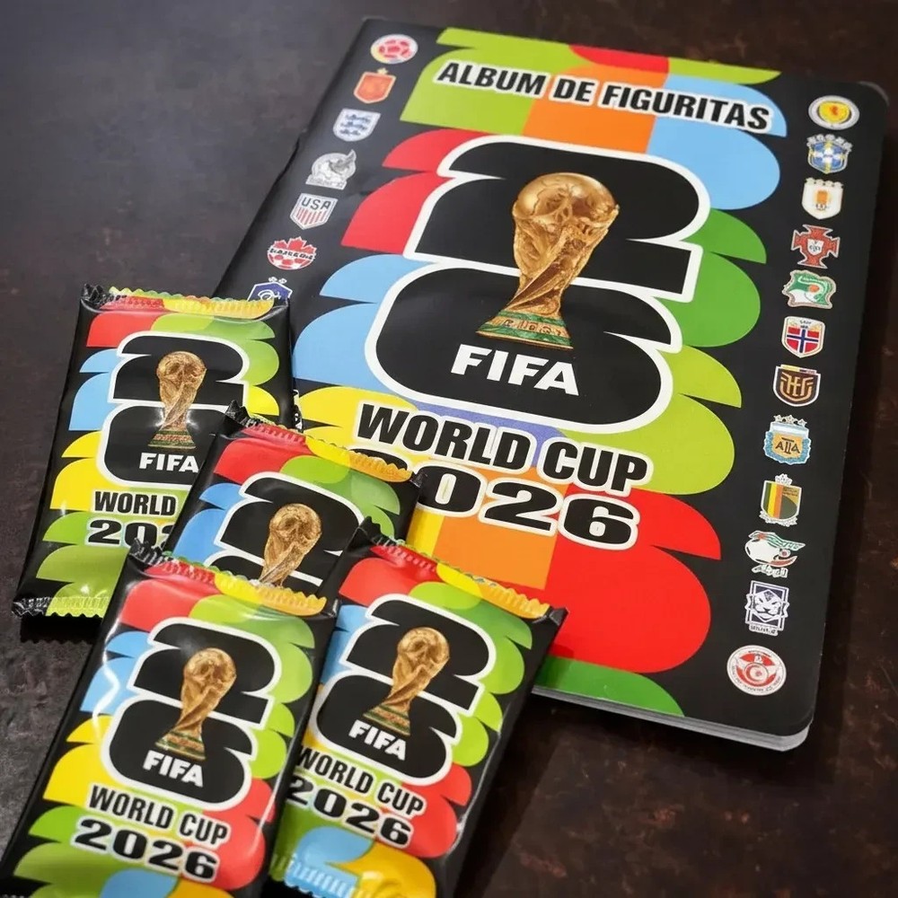 Album + 10 Figuritas MUNDIAL 2026 Barba Negra WORLD CUP 2026 FIFA