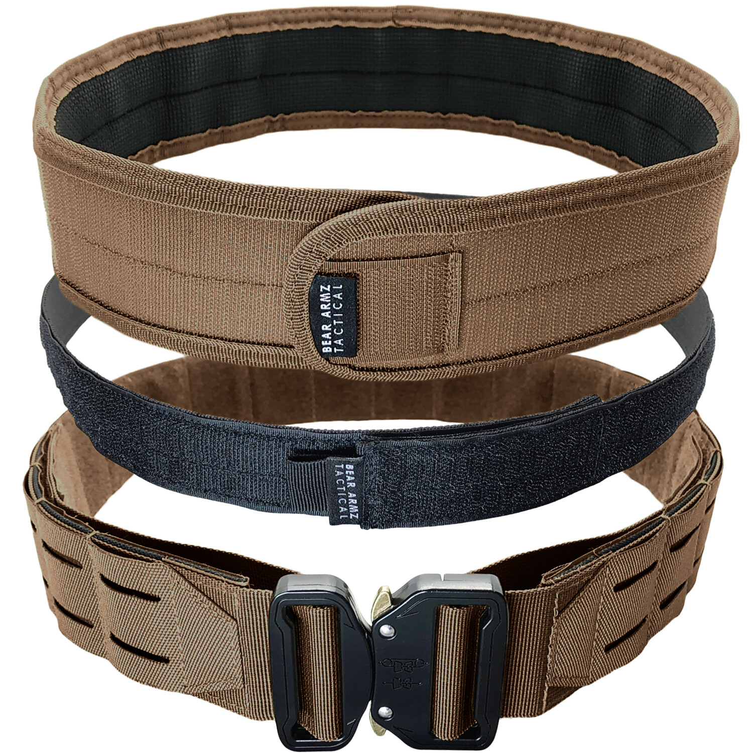 Bear Armz Tactical Battle Belt | Molle Riggers Belt | War Belt | Heavy Duty Pad
