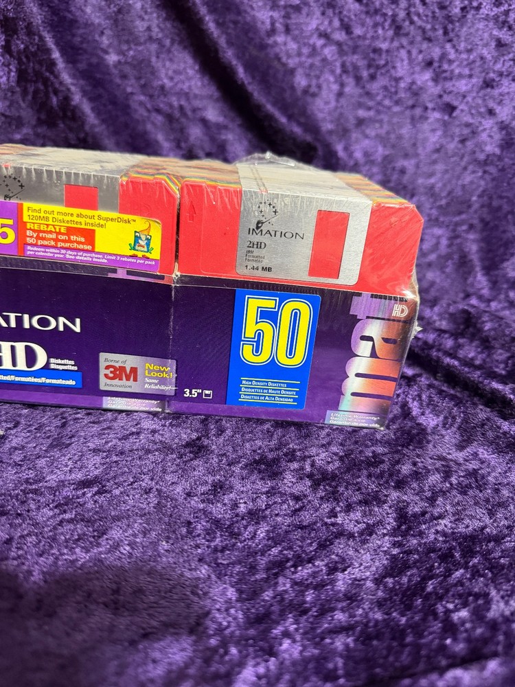 Imation 2HD Floppy Disks pak 50 Count