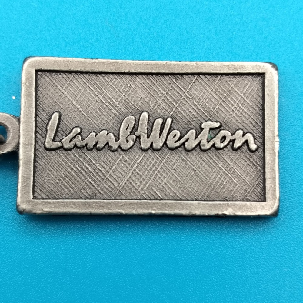 LambWeston Keychain Metal Split Ring Logo Key Ring