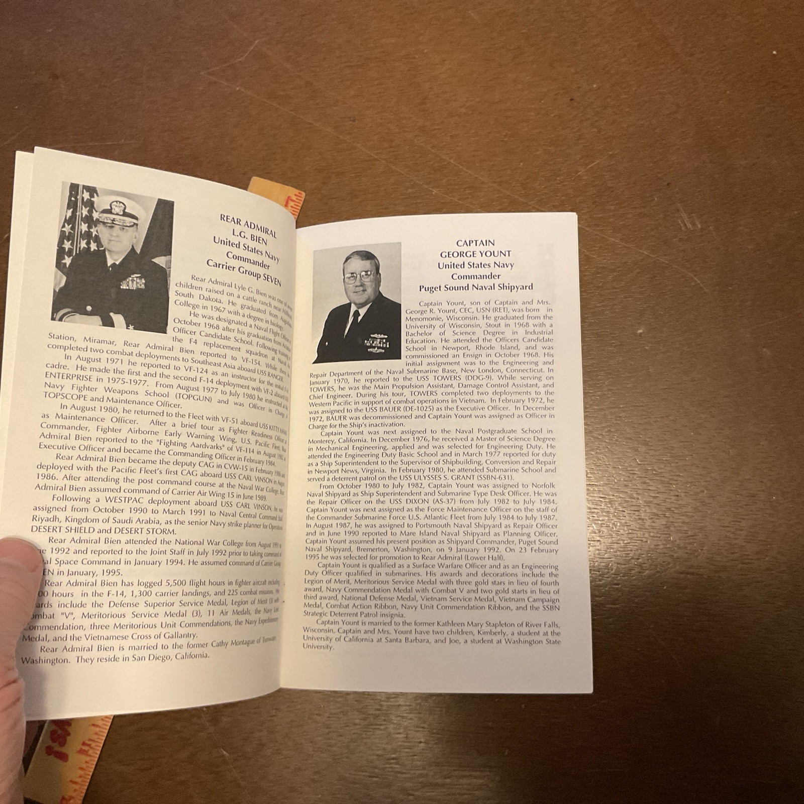 1995 Decommissioning Ceremony USS TRUXTUN CGN 35 Handout Pamphlet Vintage