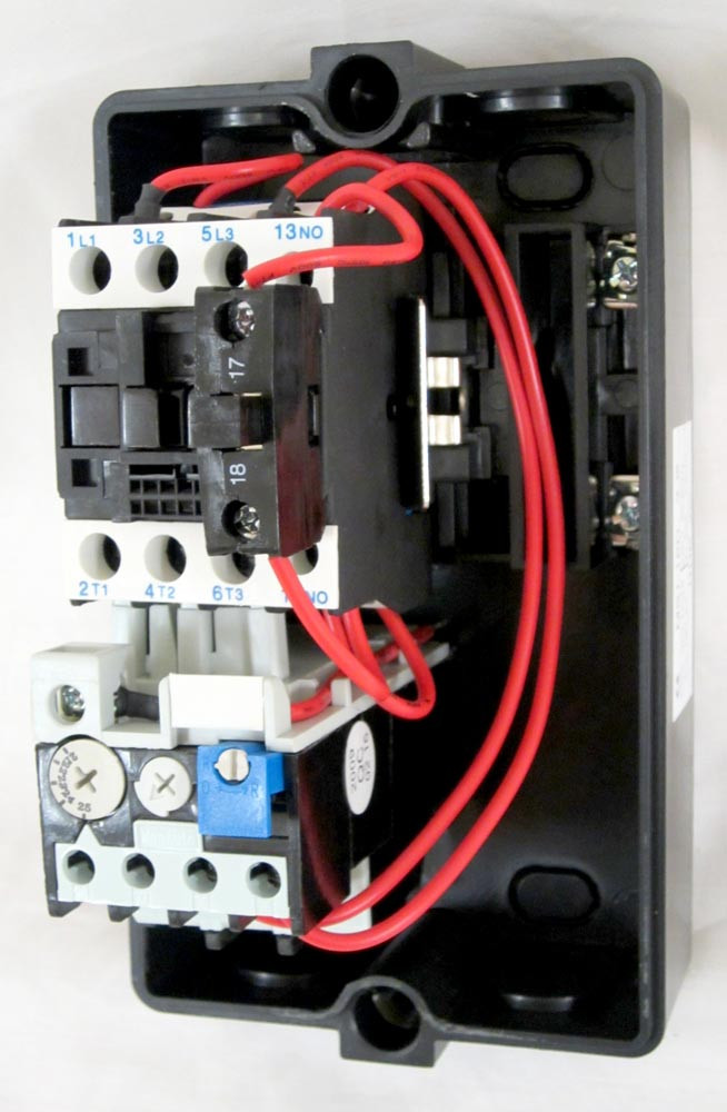 Magnetic Motor Starter, Push Button, 2-20 HP, 208-480 volts, 1 and 3 phase