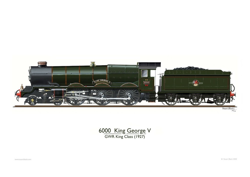 6000 King George V - Precision Art Print - NEW