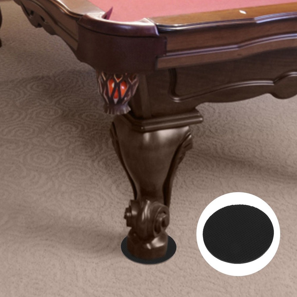 12Pcs Billiard Table Leg Cushion Pads for Leveling and Adjustments