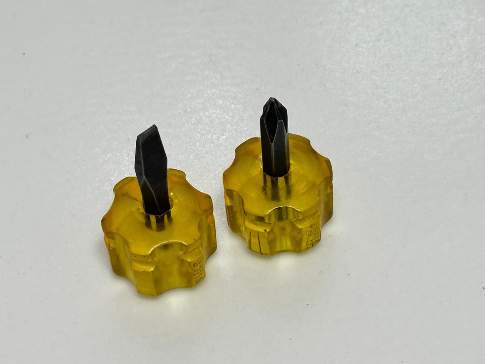 Snap-On Tools USA SDP11 & SD11A Phillips Flat Mini Extra Stubby Screwdriver Set