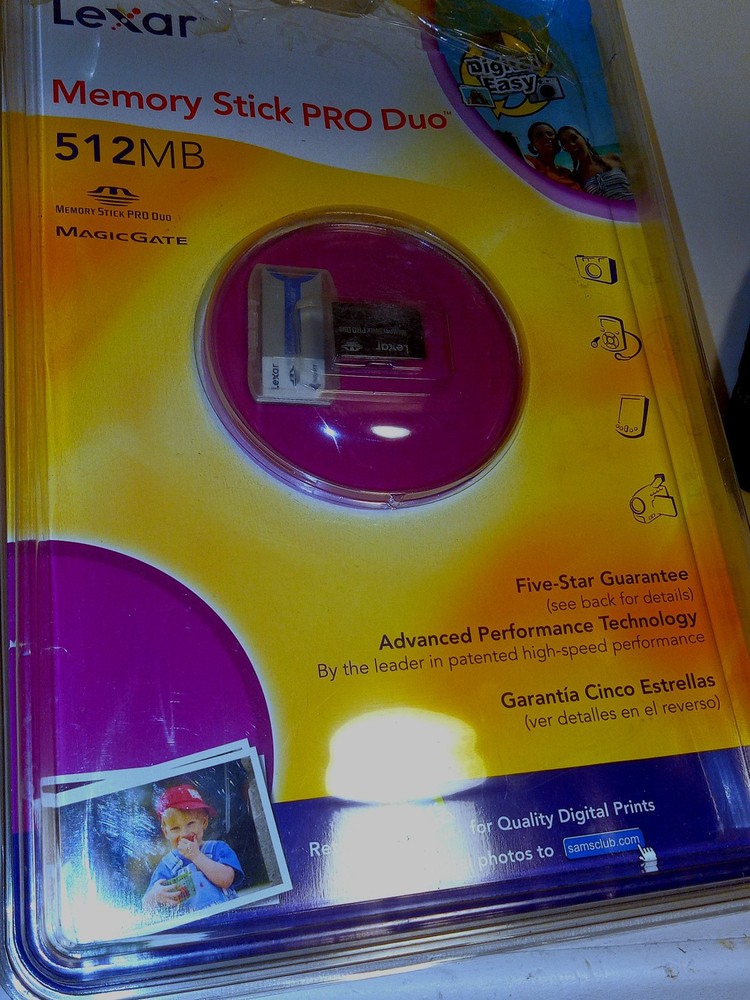Memory Stick Lexar 512M Pro Duo MagicGate New