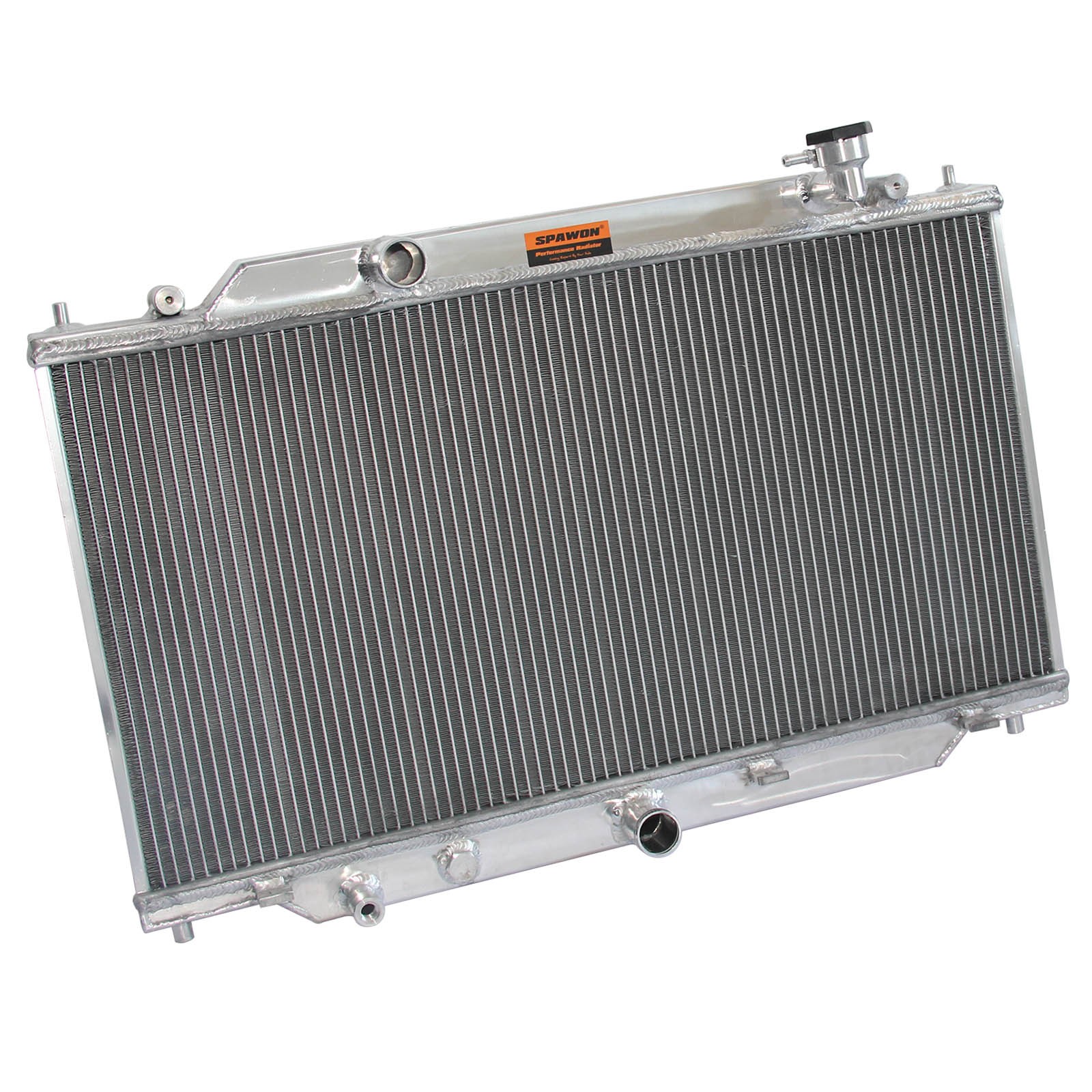 SPAWON Radiator For Mazda 3/2014 3 Sport 2.0L 2.5L L4 2014-2018 Aluminum 3Row MT