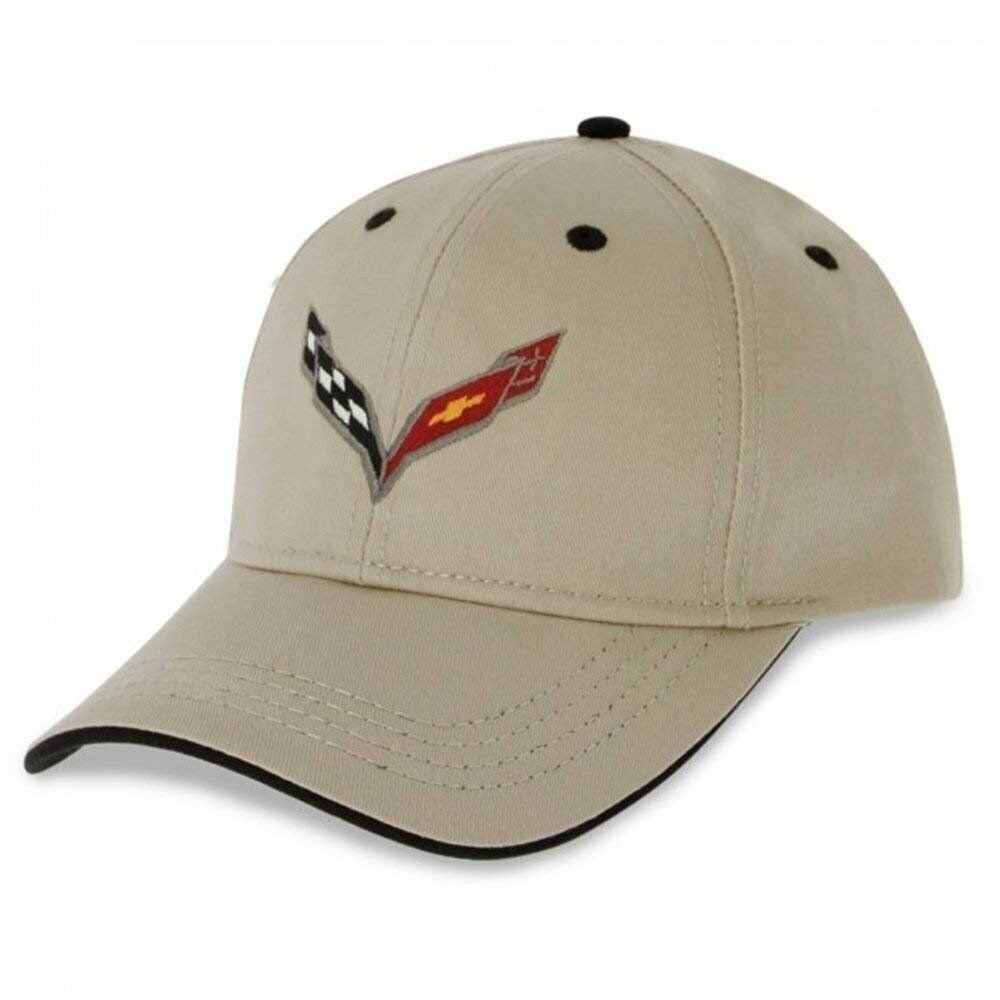 GM Licensed C7 Heritage Hat - Stone