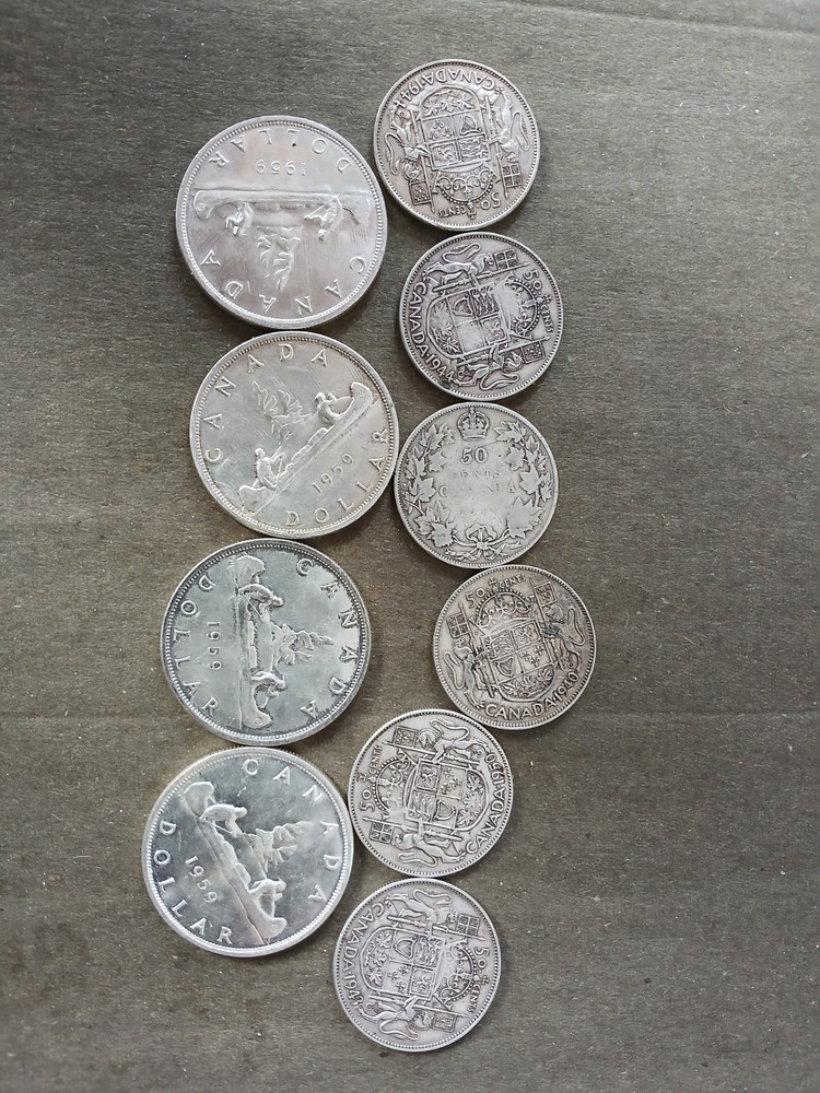 $5.50 Canada Silver Coin Lot