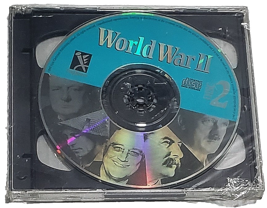 World War II Flag Tower Double Disc CD-Rom New in Package