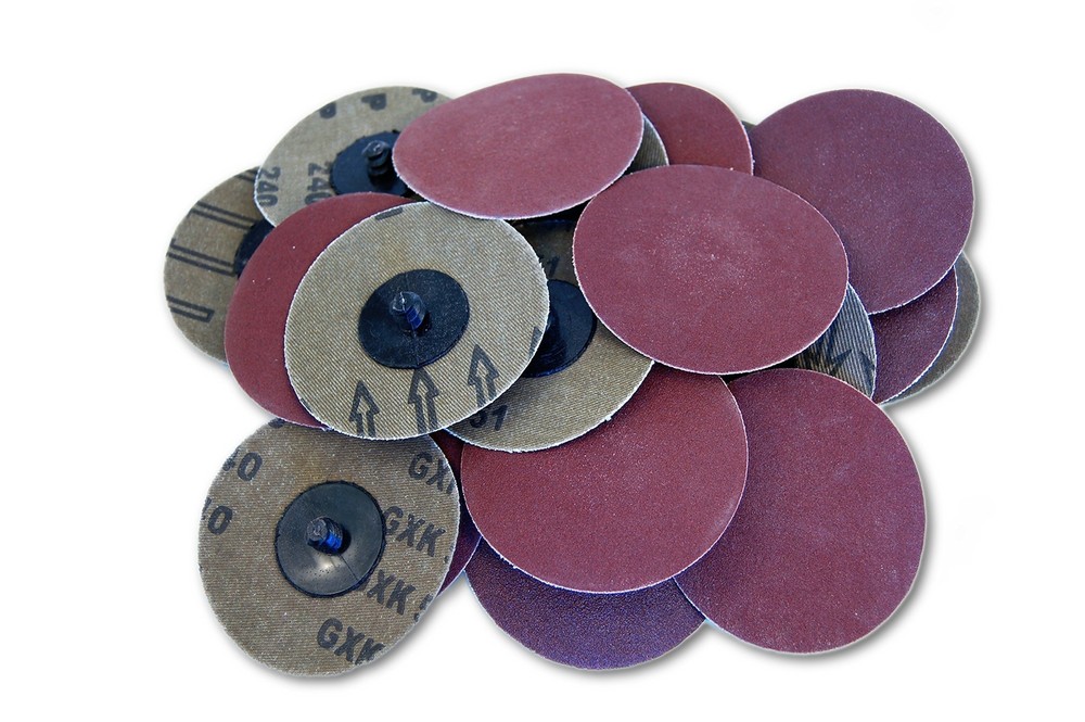 (25pc) Rogue River Tools 3" Quick-Change Sanding Discs (Type - R) (180 Grit)