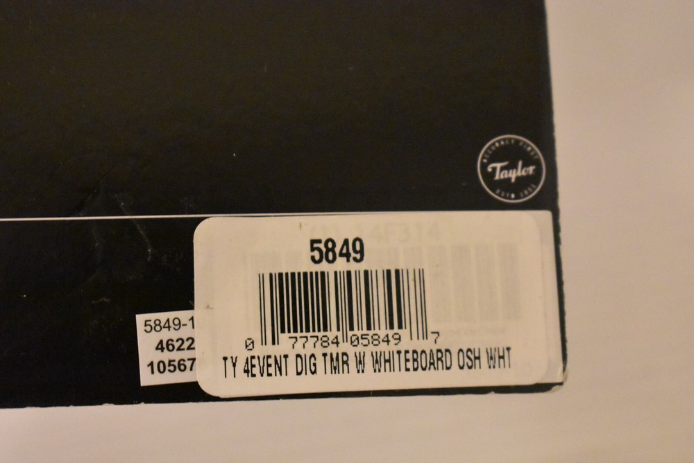 NEW Taylor Digital Plastic Timer with Whiteboard Model 5849
