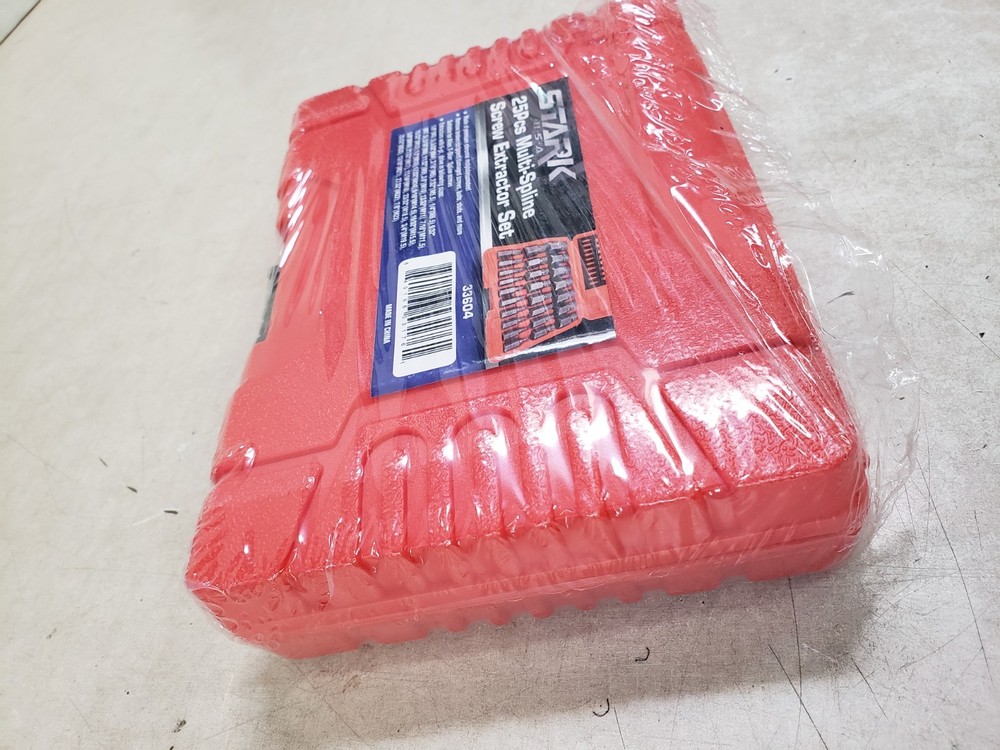 Stark 25-pc Multi-Spline Screw Extractor Set Hex Head Bit Socket Wrench #33604