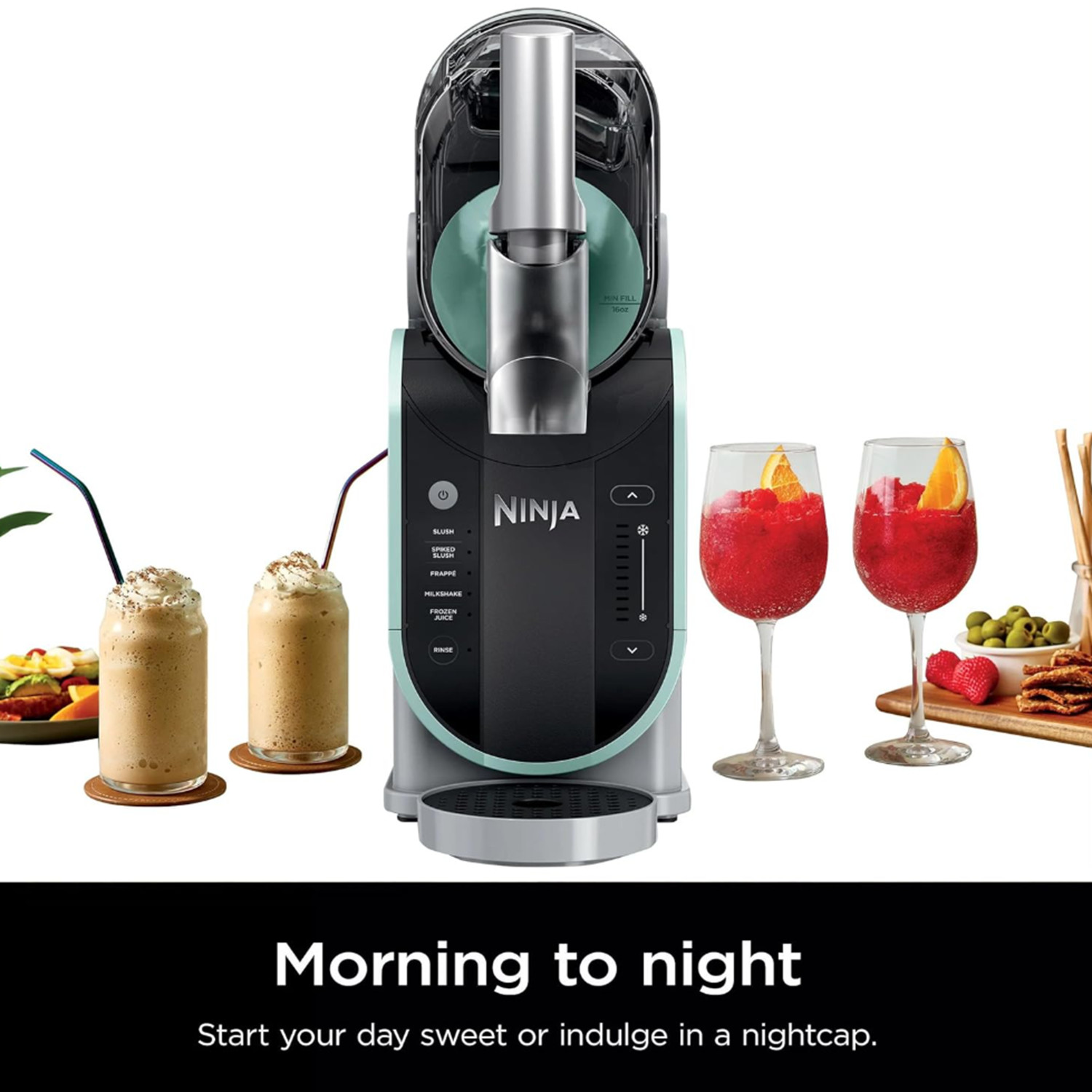 Ninja SLUSHi Frozen Drink Maker, 96-oz. + Two 16 oz. Insulated Bubble Cups