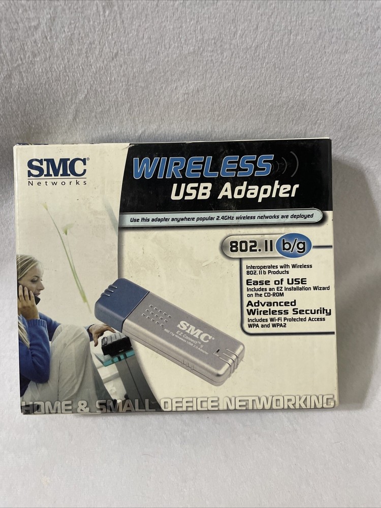 SMC Networks Wireless USB Adapter, 802.11 b/g