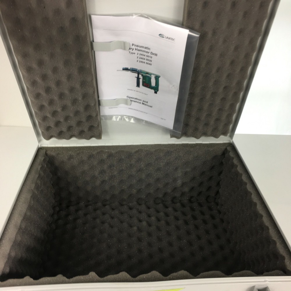 SPITZNAS PNEUMATIC ROTARY HAMMER DRILL Storage Box CS UNITEC *Empty CASE ONLY *