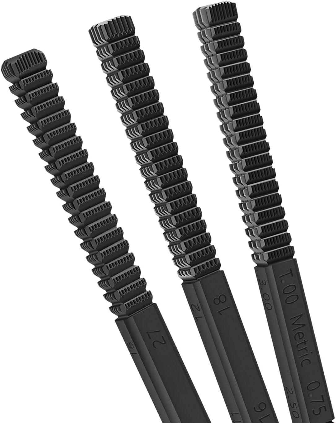 3 Piece Thread Restorer File Chaser Set Metric & SAE Repair Hardward DIY 2573