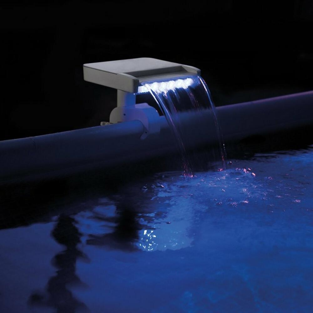 Intex Multi-Color LED Waterfall Cascade - White (28090E)