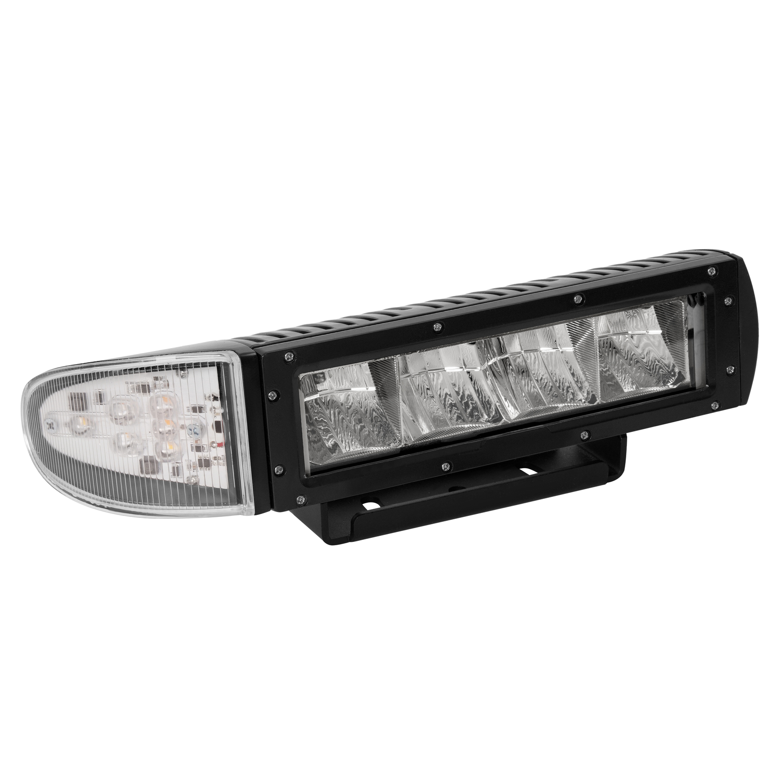 2PCS Universal Headlight Heated LED Plow Lights Replaces #1312100