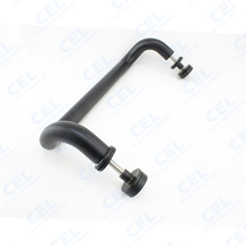 CEL 10" Solid Aluminum Straight Singled-Side Offset Pull Handles for Entry Door