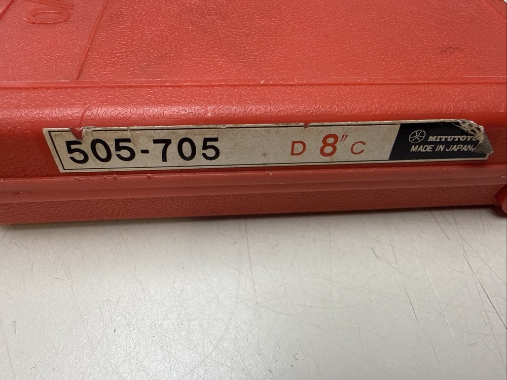 Mitutoyo Dial Caliper 8” 505-705
