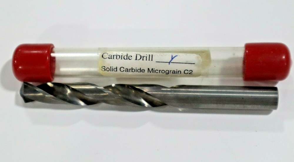 SIZE "Y"  CARBIDE DRILL, 2 FLUTE            B360