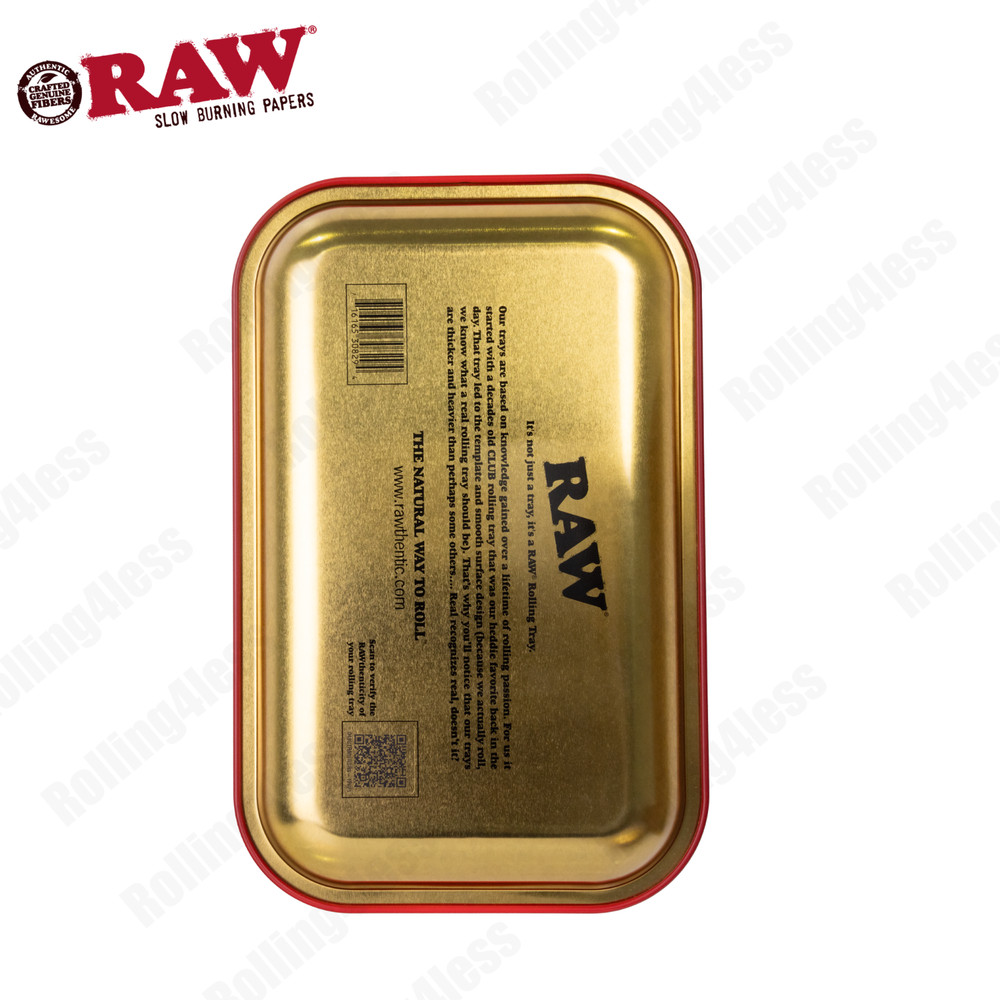 RAW Red Matte Rolling Tray