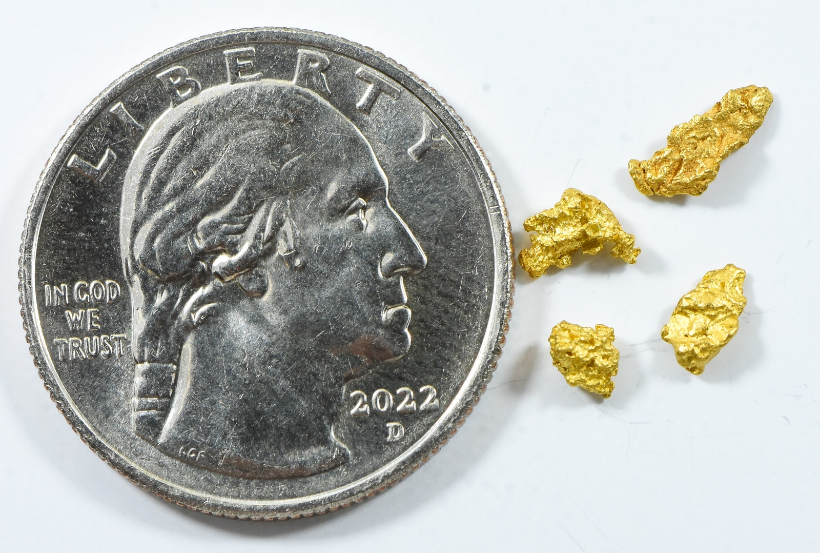 Natural Gold Nugget Australian .18 Gram Genuine