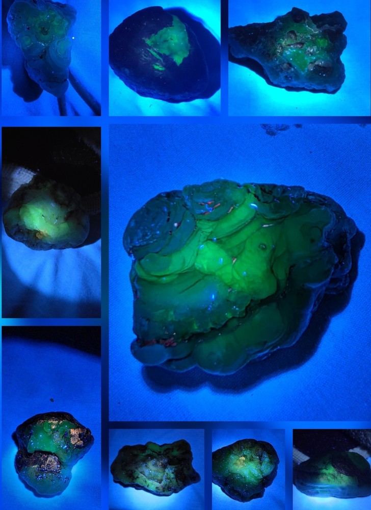 Assorted UV-Reactive Minerals – 1lb Mystery Mix