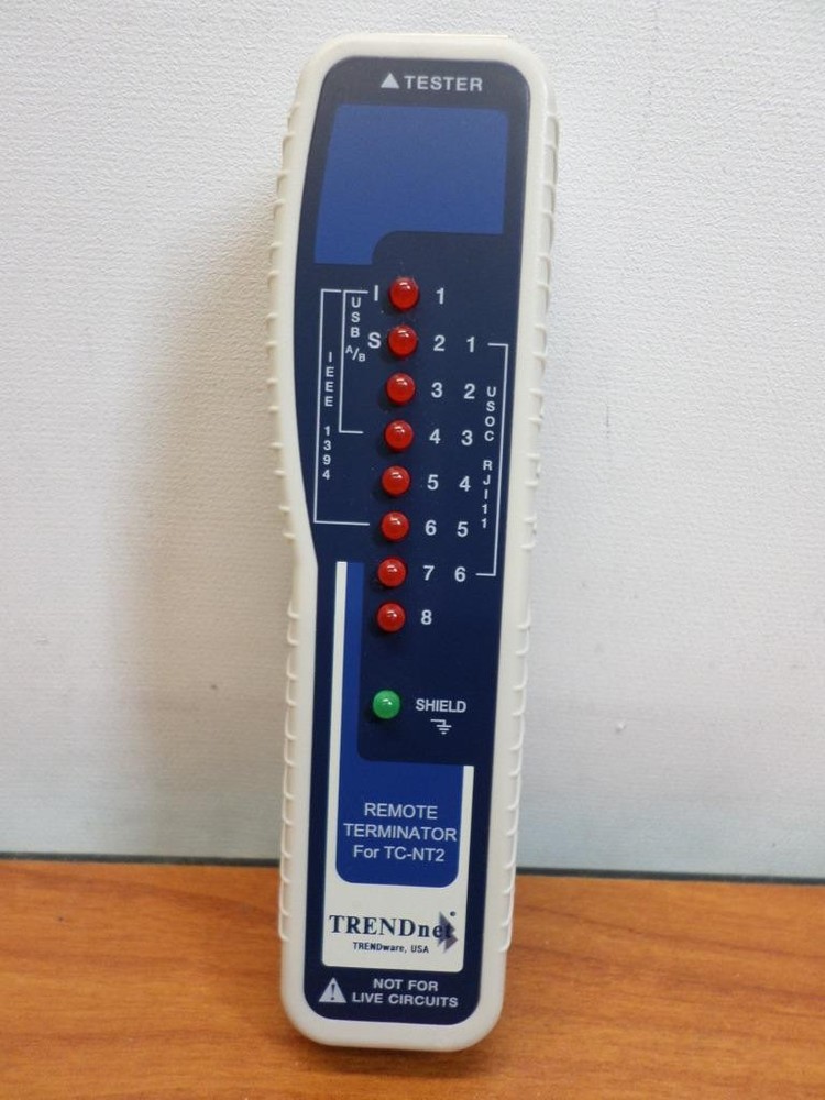 TRENDnet TC-NT2 Network Cable Tester with Tone Generator + Remote Terminator