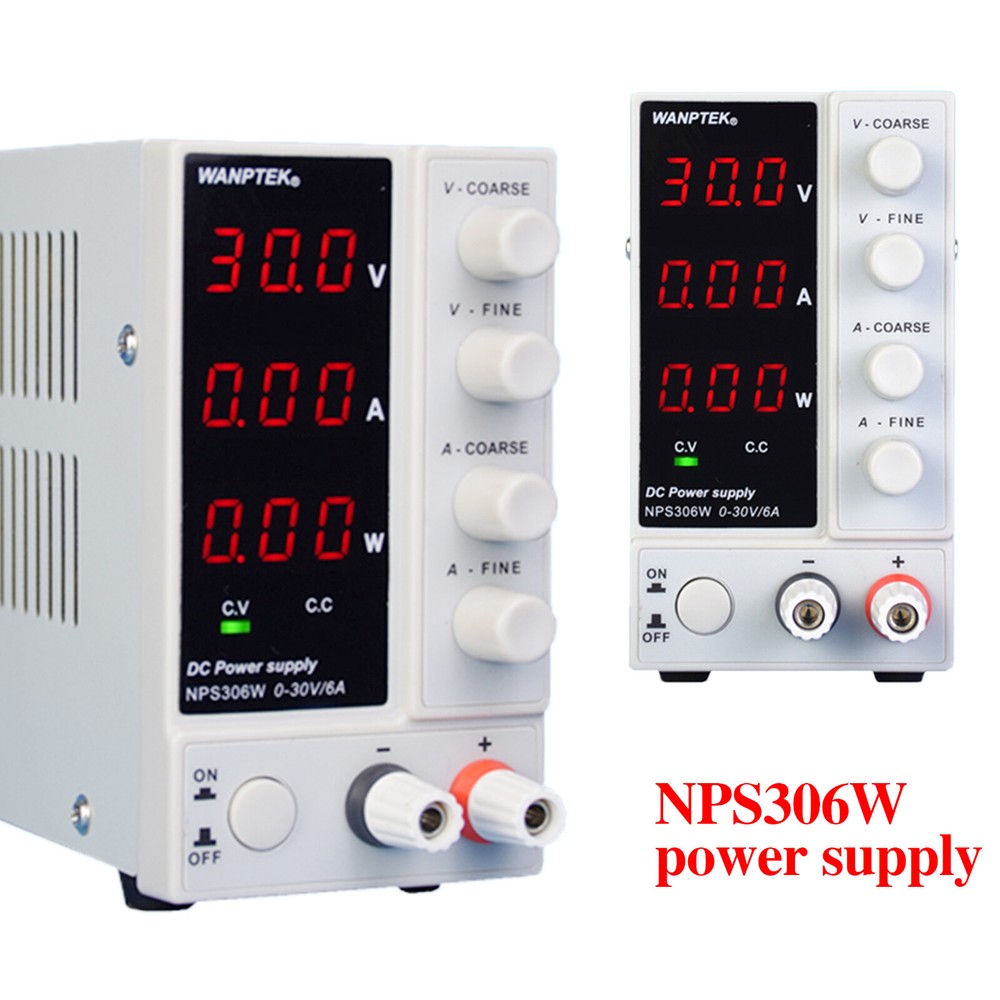0-30V 0-6a Lab DC Bench Power Supply Variable Linear Adjustable Power Supply