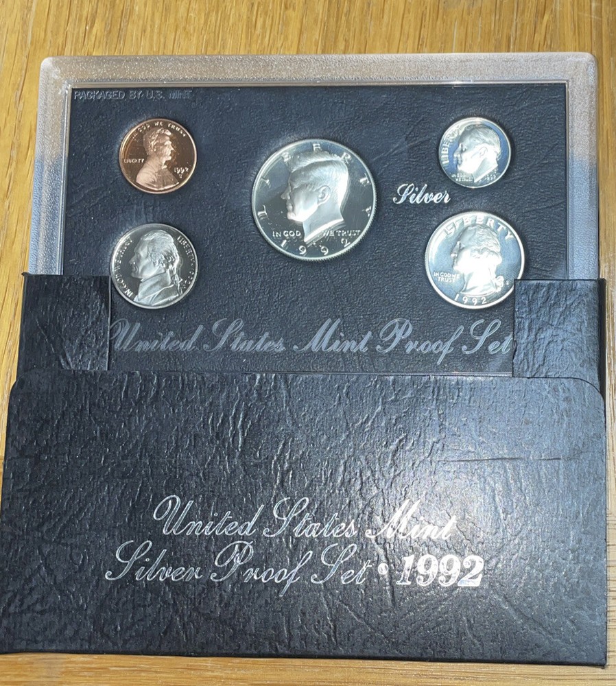 Random Date proof US Silver proofset with orig box &/or certificate authenticity