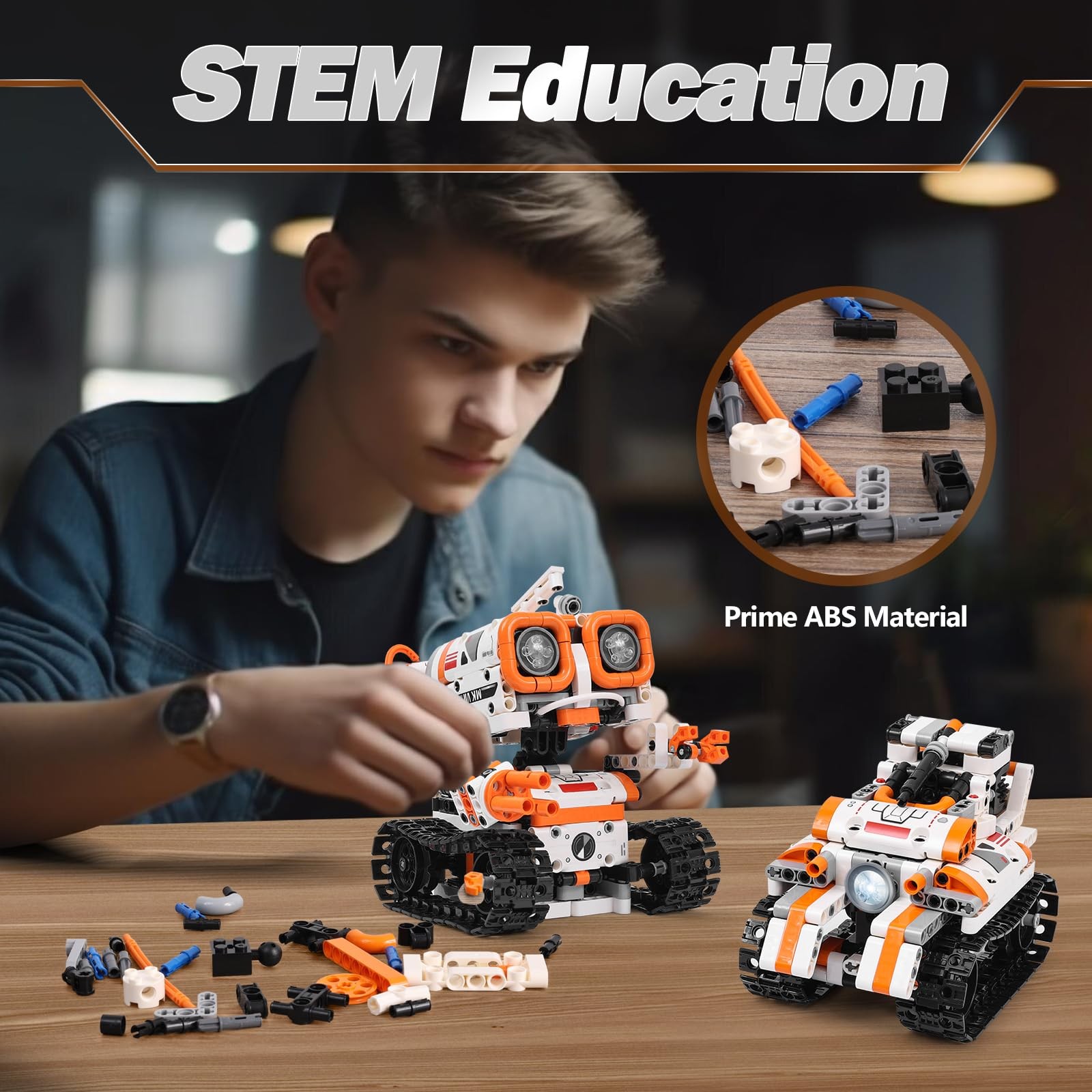 STEM Robotics Kits for Ages 8-12 8-14 Year Old, 3 in 1 Remote/APP Control & P...