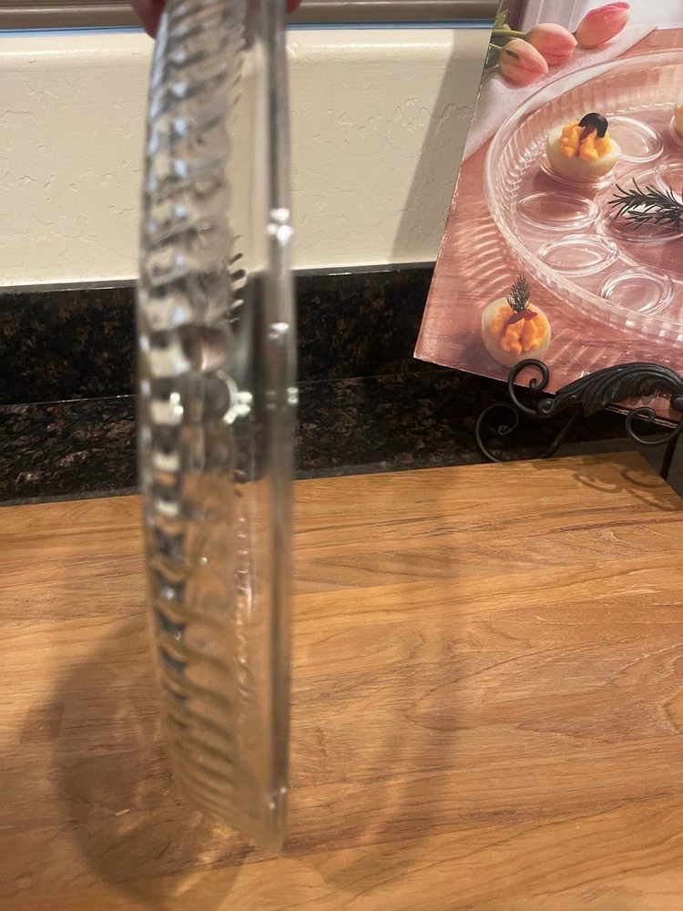 Corning Designs 12.5" Glass Egg Platter