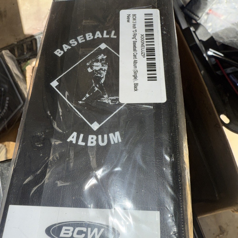 BCW 3" Baseball Album - Black | Premium Durable Binder protech storeage