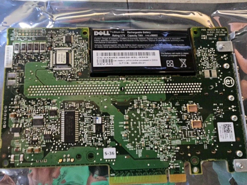 Raid Controller Dell 0FY374 Perc 6/E 512MB SAS NEW. #z44