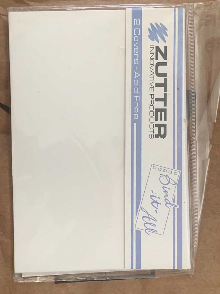 Zutter Innovation Bind It All Covers and Pages